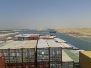 containership-hinders-traffic-in-suez-canal