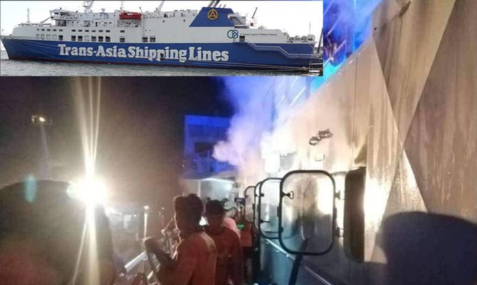 Ferry fire, Cebu City