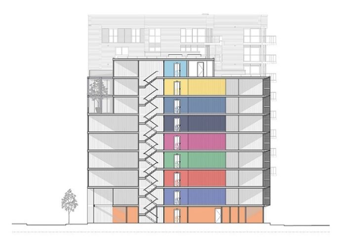 Second life- a building will be built from former sea containers in London