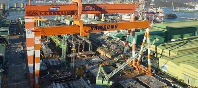 PE at Samsung Heavy Industries shipyard