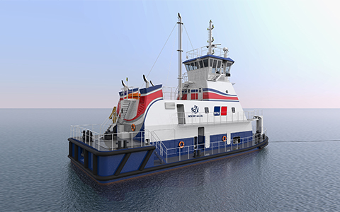 Rolls-Royce Launches World's First LNG Pusher