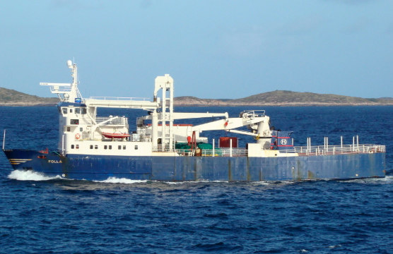 Cargo ship with disabled rudder taken on tow, Norway