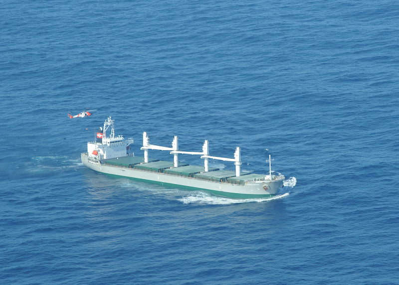 3 судна. Судно 3 Fukui. Direction of Vessels to Anchorage.